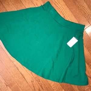 Windsor Green Skater Skirt
